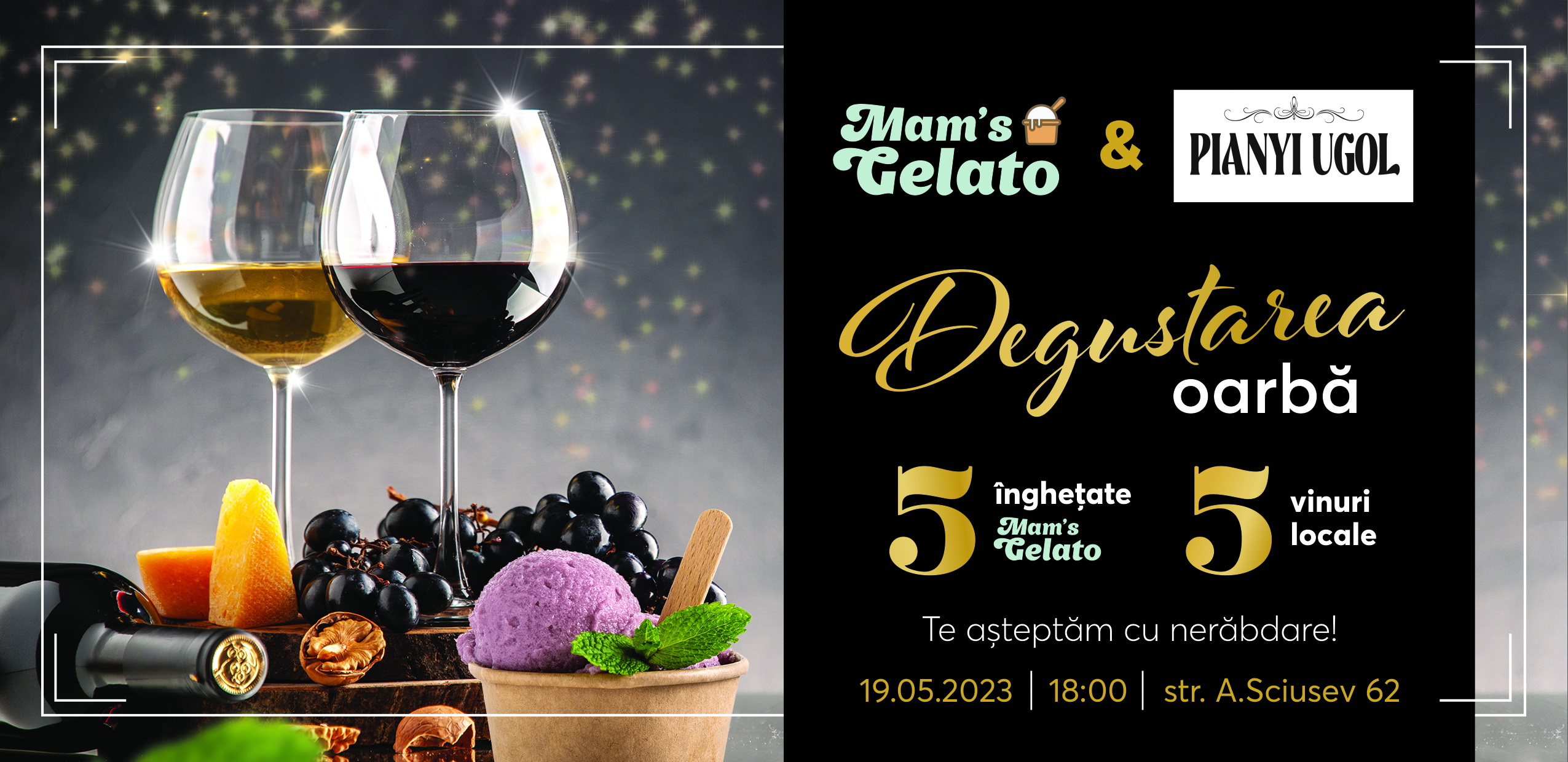 Degustare cu Mam's Gelato